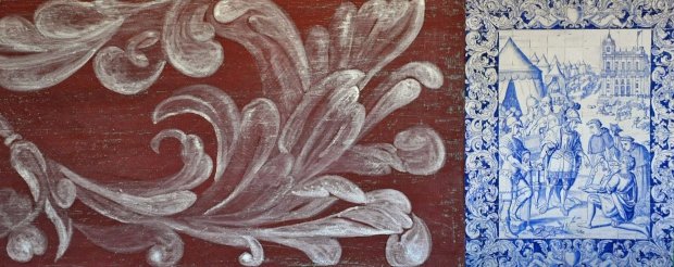 Original-Proportionen: das Foto im Buch (re.) und meine Kopie*, ca 40 x 28 cm (li.)